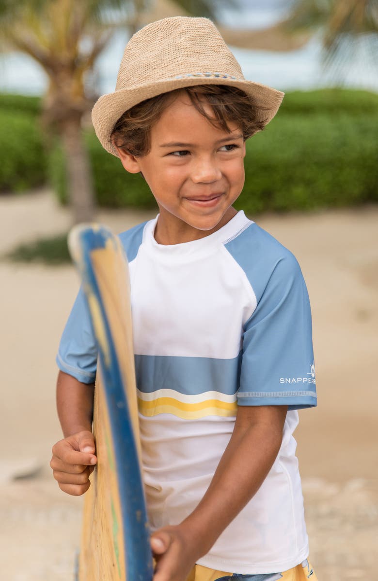 Snapper Rock Kids' Woven Fedora, Alternate, color, Natural