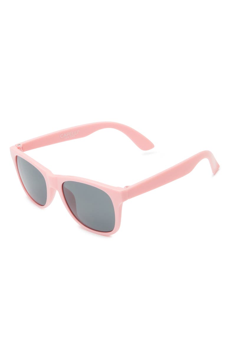 Capelli New York Kids' Round Sunglasses & Watermelon Case Set, Alternate, color, Pink Combo