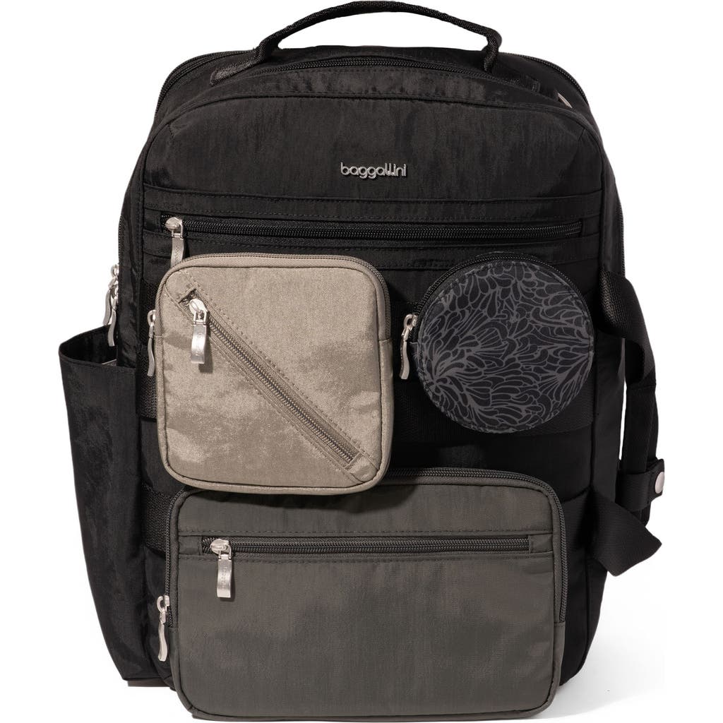 Baggallini Snap & Go Modular Backpack In Black