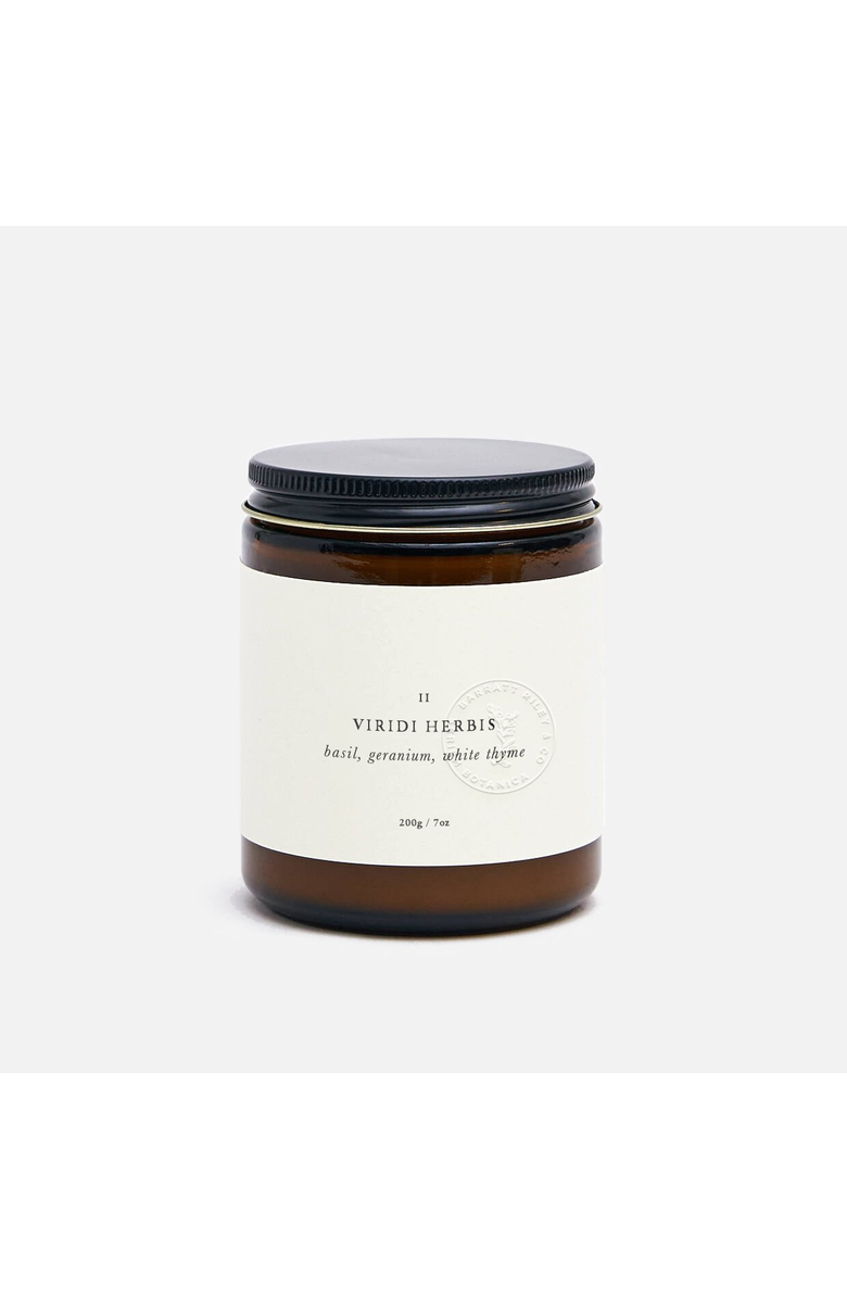 Barratt Riley & Co. Viridi Herbis Botanical Candle, Main, color, NO COLOR