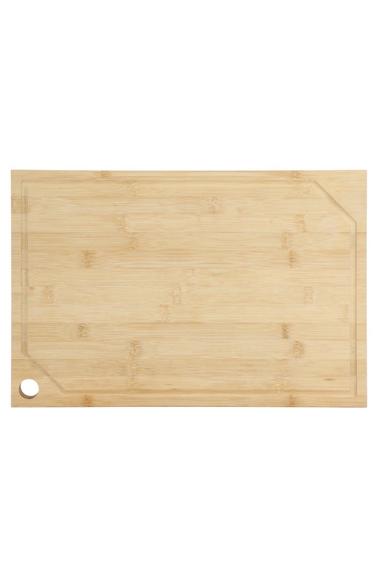 Megachef 17.5 x 12 Inch Wood Cutting Board, Alternate, color, Bamboo