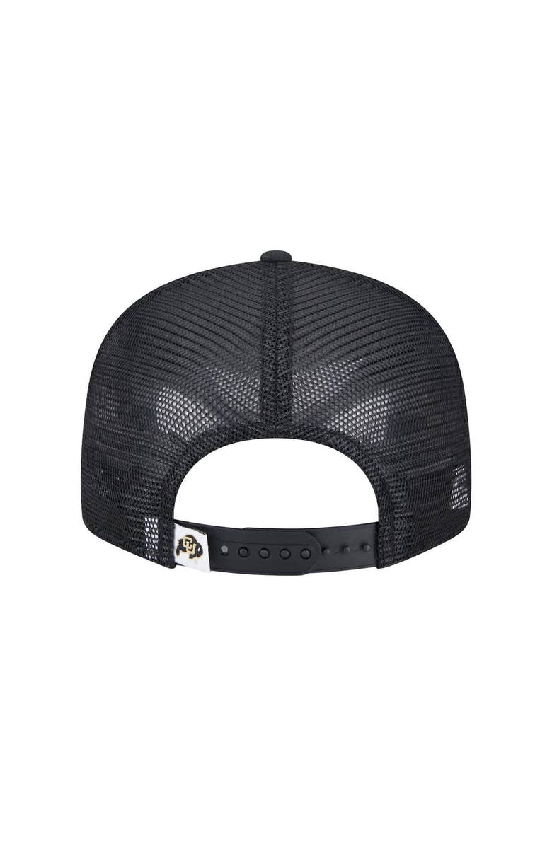 New Era Men's New Era Black Colorado Buffaloes Trucker 9FIFTY Snapback Hat, Alternate, color, 