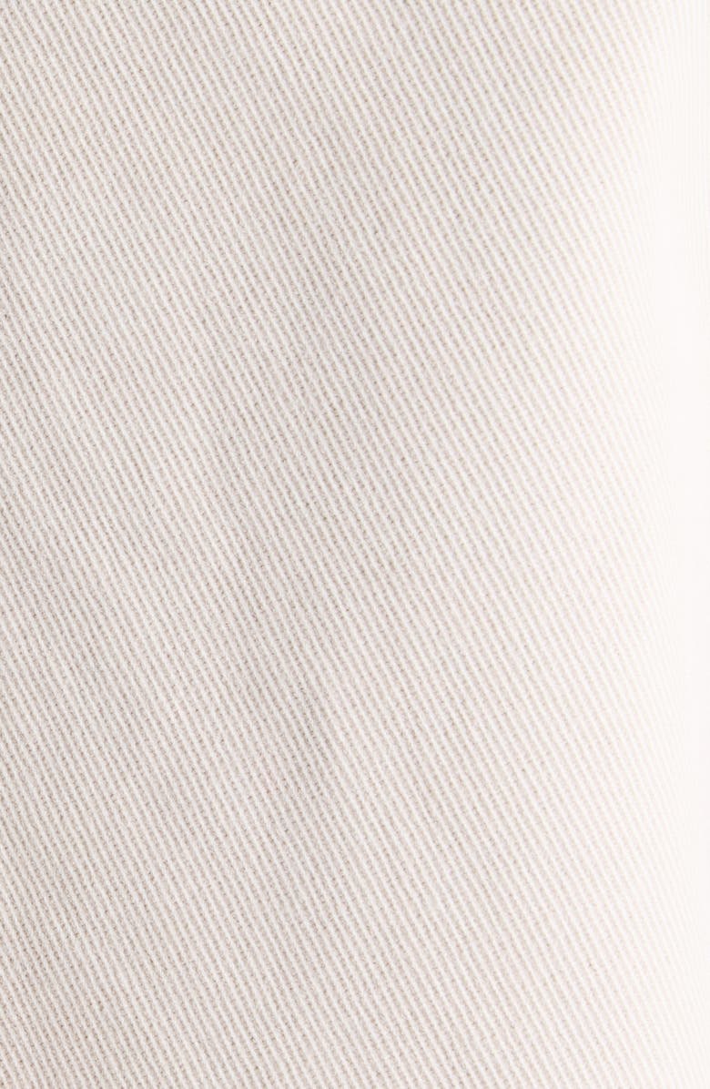 Isabel Marant Tess Cotton Twill Moto Top, Alternate, color, Off White