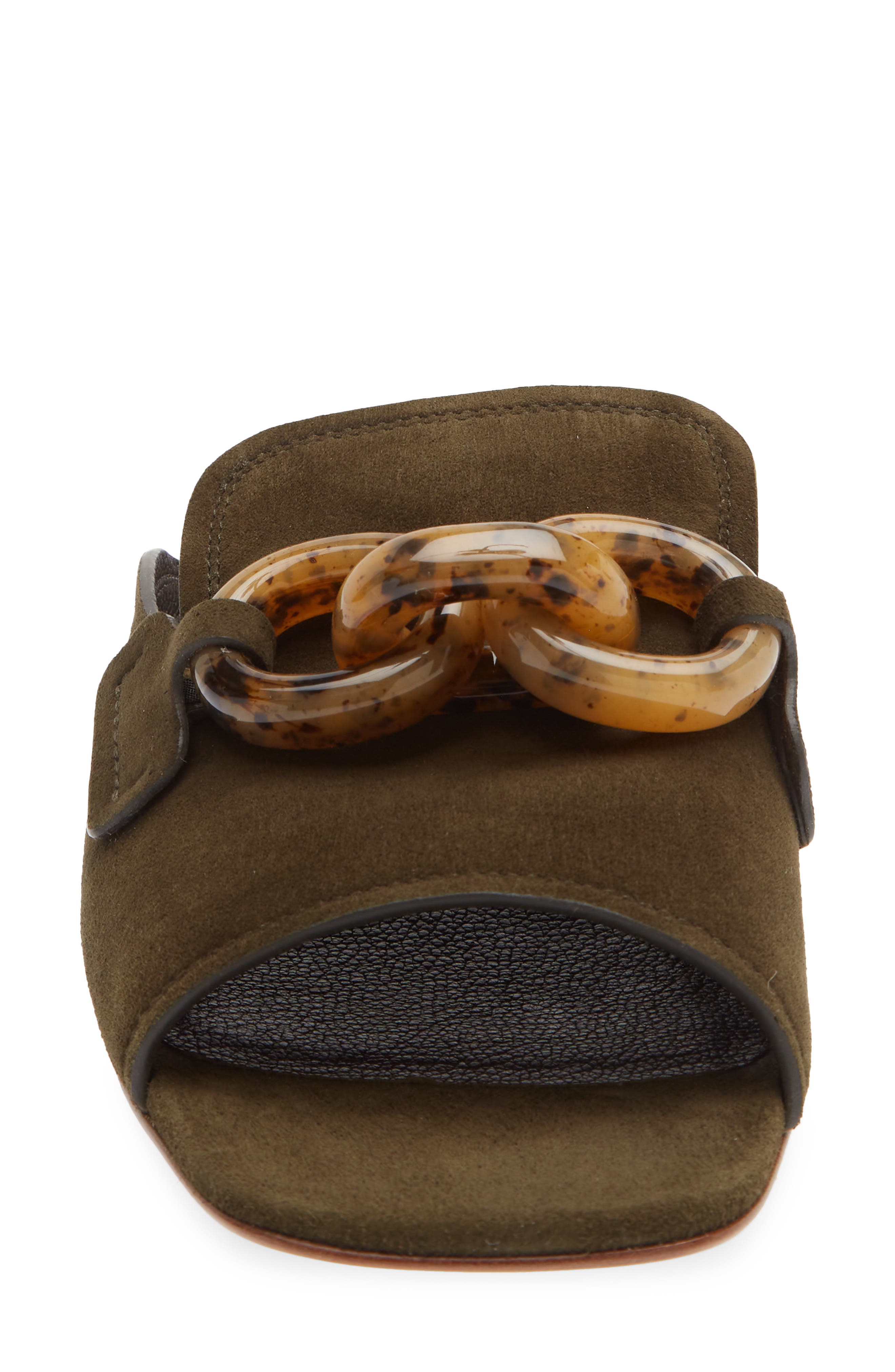 Enna Slide Sandal, Alternate, color, GATOR PLUSH SUEDE-TORTOISE