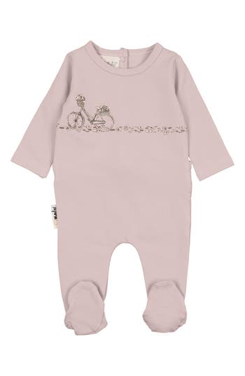 Maniere Flower Bike Footie In Purple