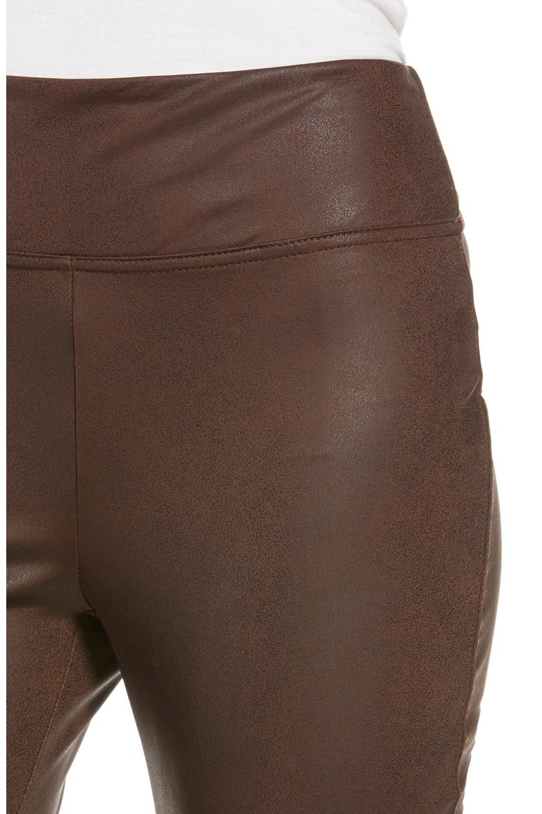 Coated Leggings, Alternate, color, ESPRESSO