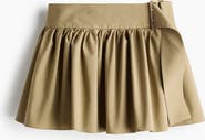 H&M Flared Cotton Mini Skirt