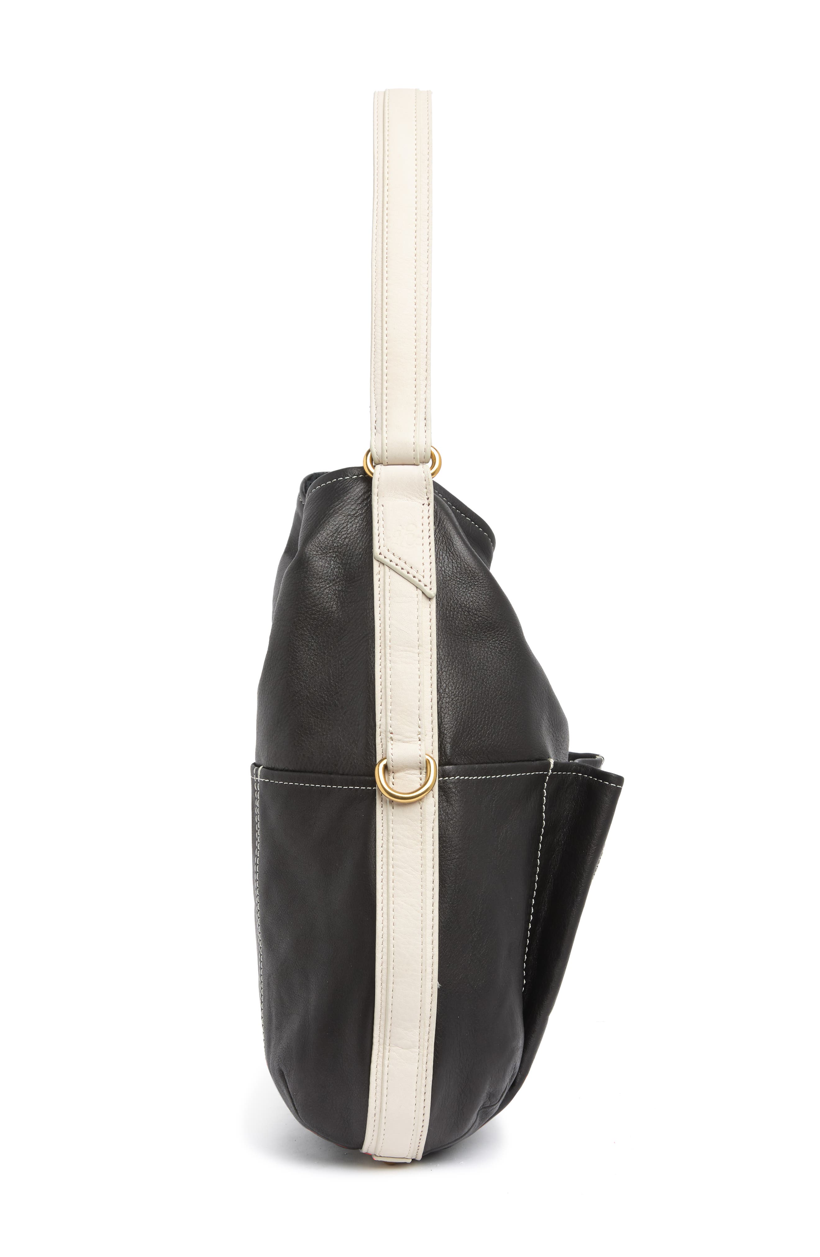 AMERICAN LEATHER CO. Rowan Leather Hobo Bag, Alternate, color, 