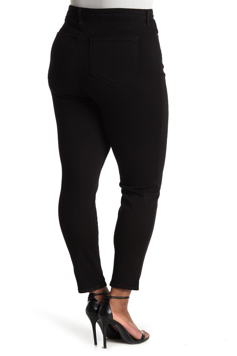 Ami Skinny Legging Jeans, Alternate, color, BLACK