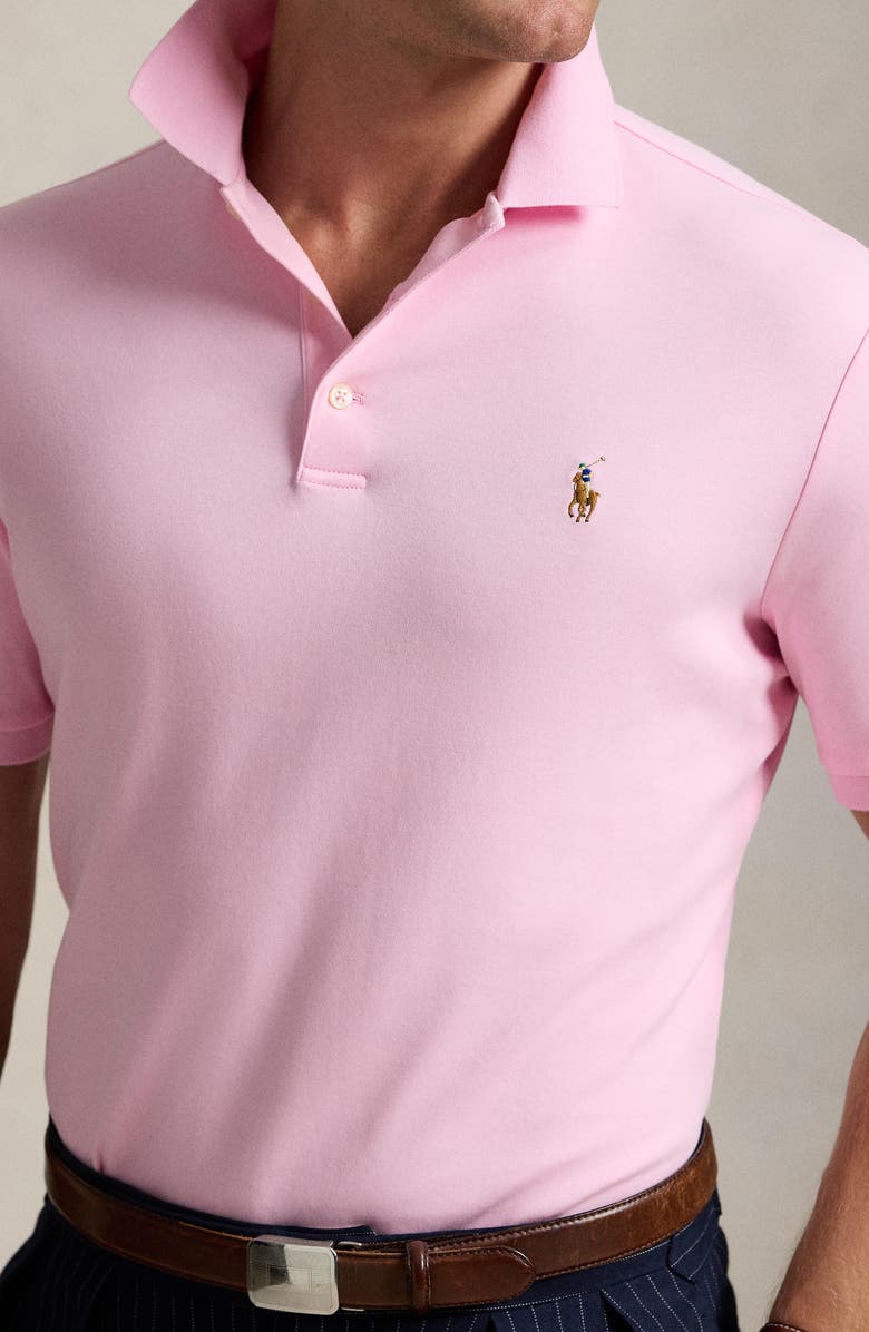 Polo Ralph Lauren Solid Cotton Jersey Polo, Alternate, color,