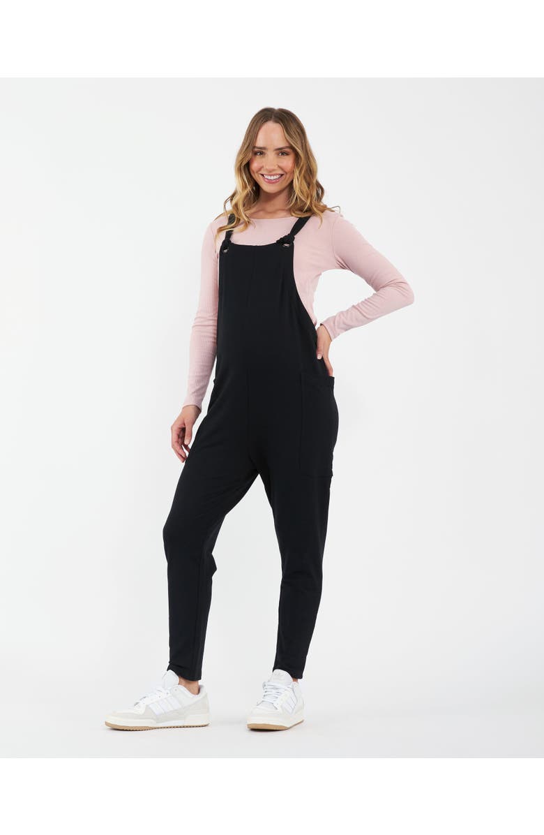 Ripe Maternity Perrie Playsuit, Alternate, color, Black