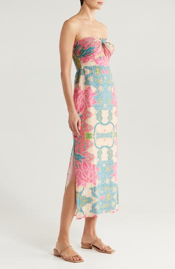 Bowie Strapless Maxi Cover-Up Sundress