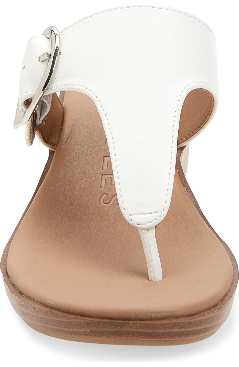Aerosoles Izola Wedge Flip Flop, Alternate, color, Bright White Pu