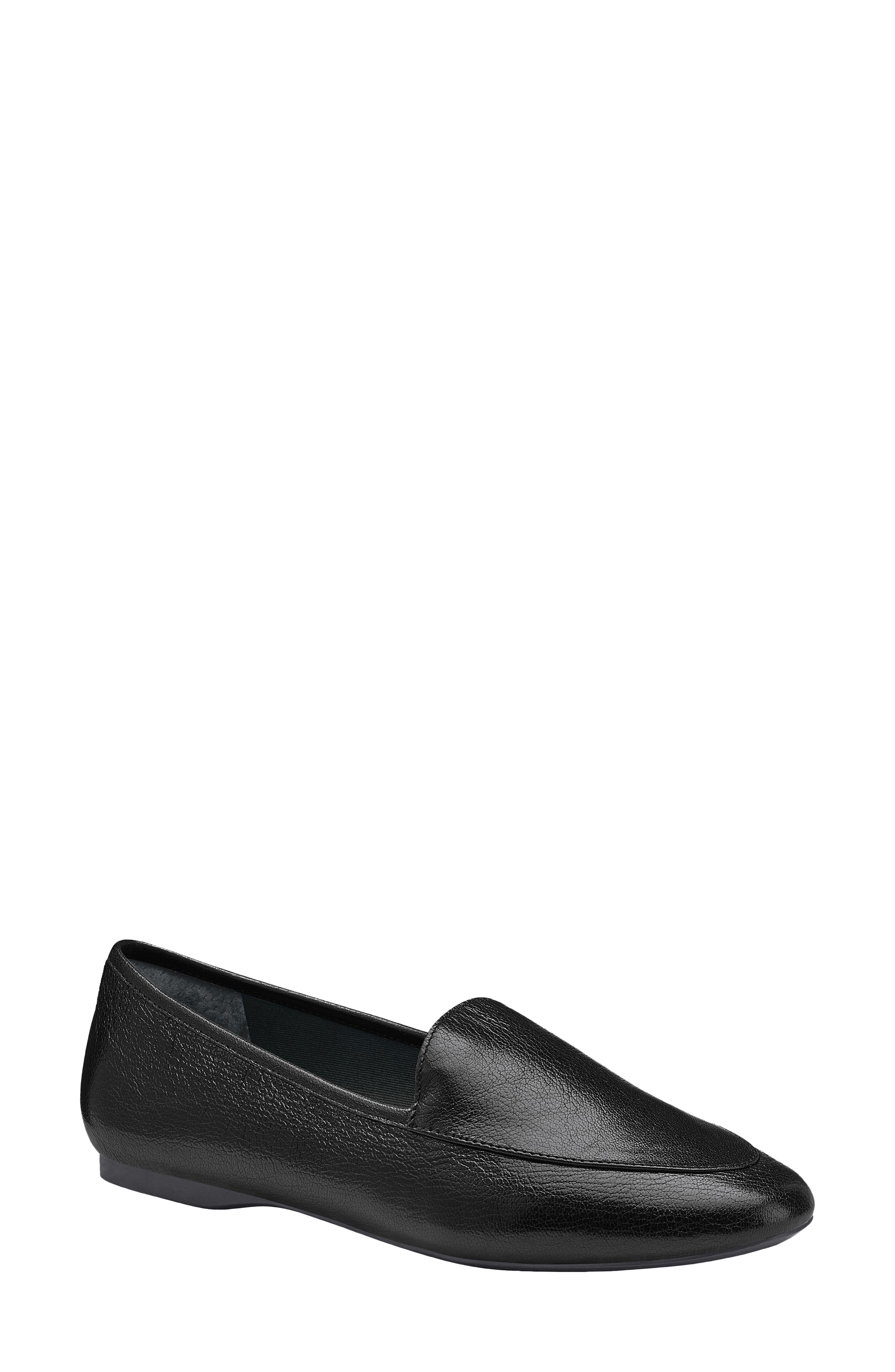 Birdies Vesper Leather Flat, Main, color, 