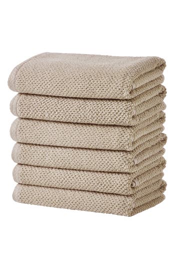 Woven & Weft Popcorn Texture 6-piece Towel Set