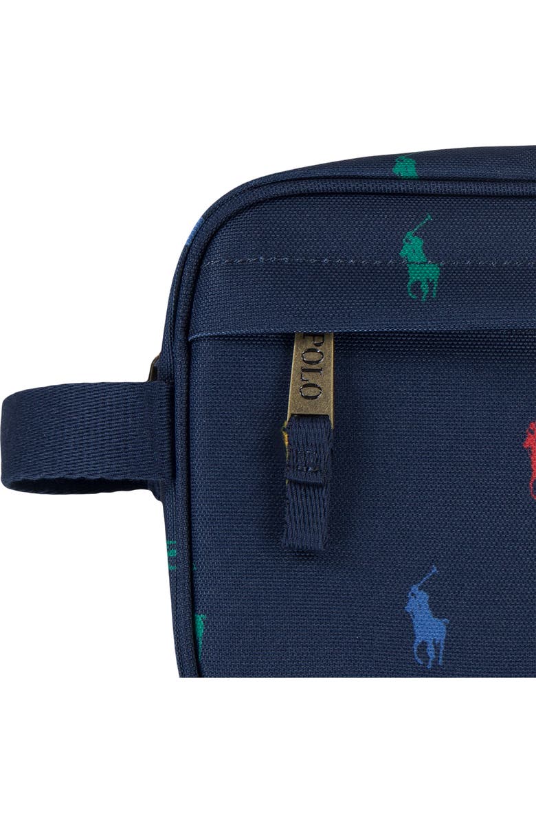 Ralph Lauren Kids' Pony Embroidered Dopp Kit, Alternate, color,