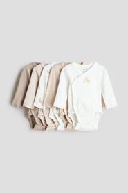 H&M 5-pack Wrapover Bodysuits
