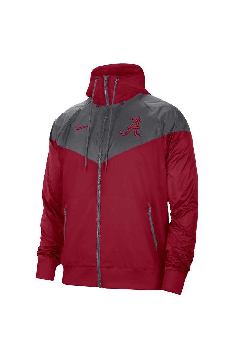 Nike Men's Nike Crimson Alabama Crimson Tide Windrunner Full-Zip Jacket, Alternate, color,