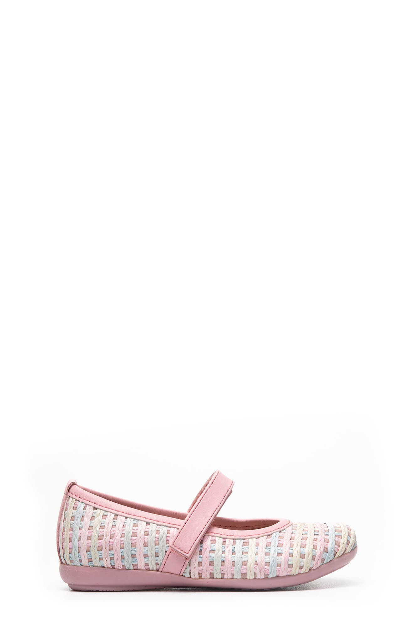 CHILDRENCHIC Kids' Iris Rainbow Mary Jane Flat, Alternate, color, Rainbow