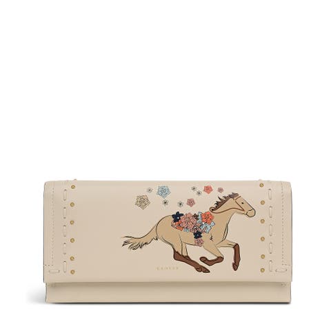 Kentucky Derby Spring 2026 Large Flapover Wallet
