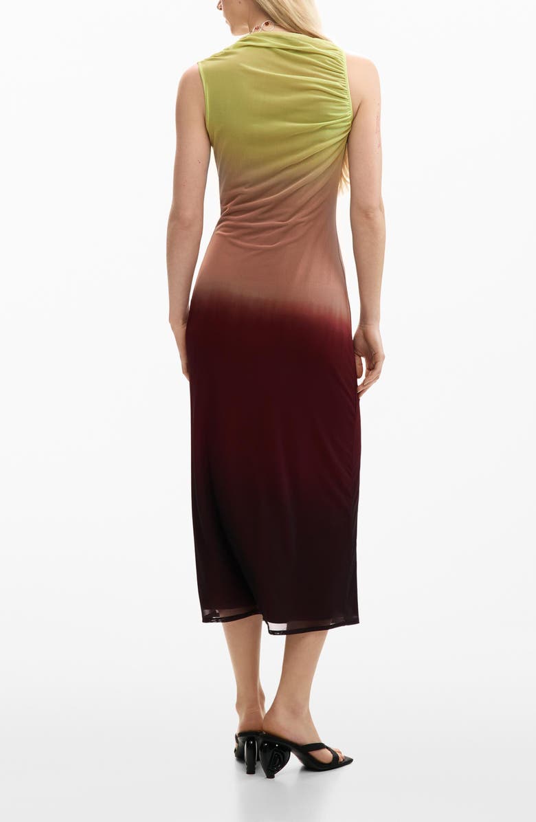 Desigual Ombré Sleeveless Dress, Alternate, color, Water Green