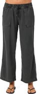 O'Neill Sevie Drawstring Cotton Twill Pants