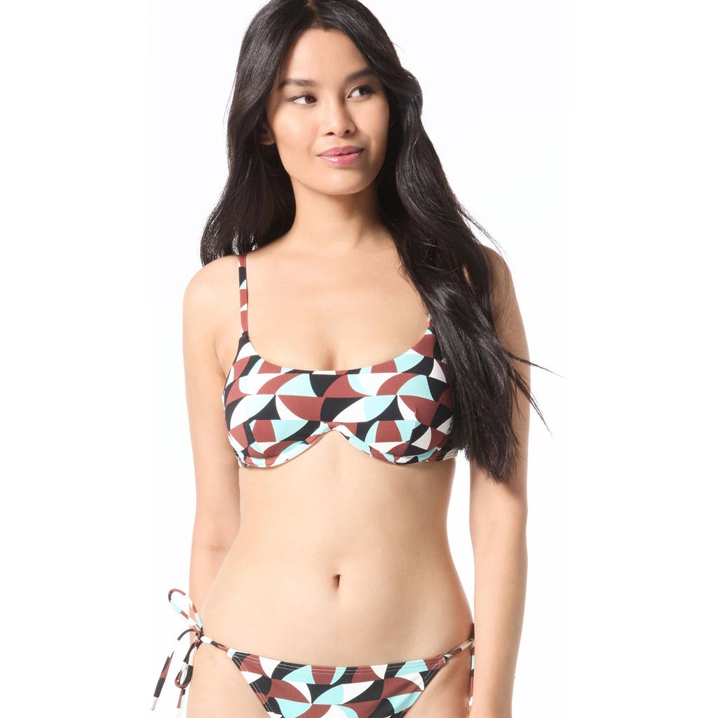 Vince Camuto Underwire Bikini Top In Multi