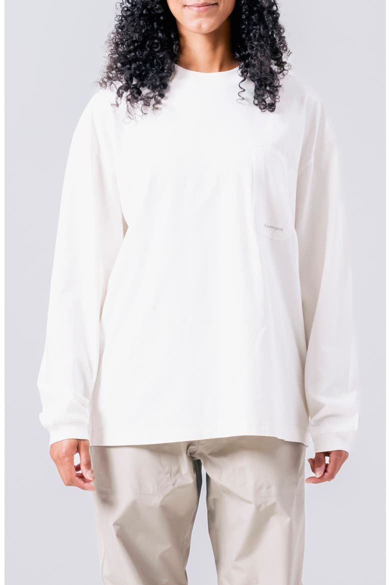 OG Mercerized Long Sleeve T-Shirt, Main, color, OFF WHITE