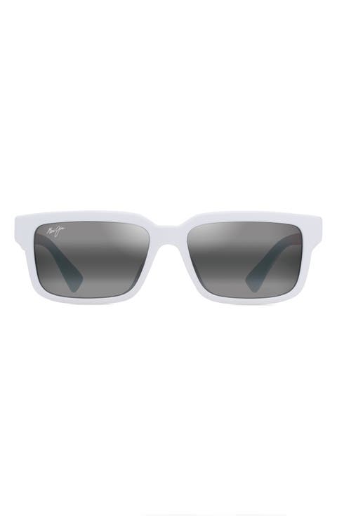 Hiapo 56mm PolarizedPlus2® Gradient Square Sunglasses