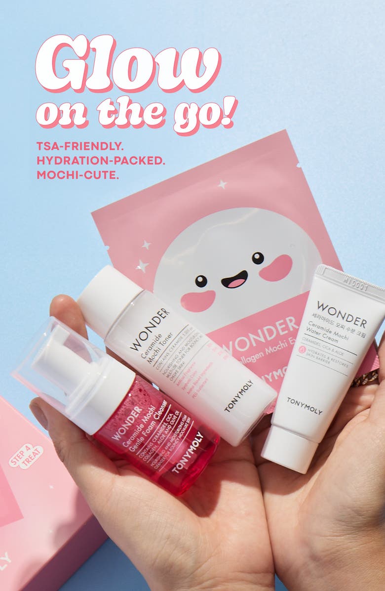TONYMOLY Wonder Ceramide Mochi Barrier Boosting Essentials Kit, Alternate, color, Pink