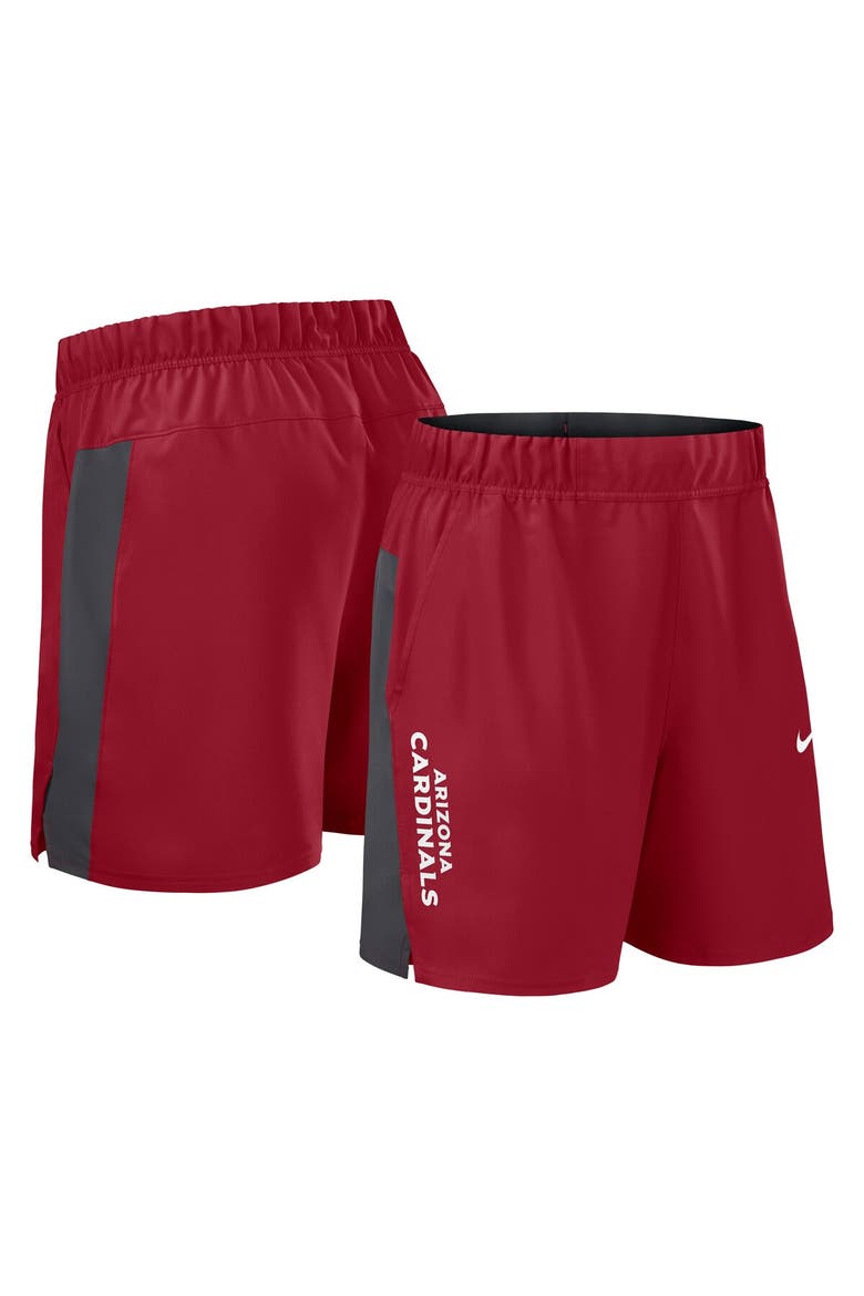 Men's Nike Cardinal Arizona Cardinals Woven Victory Performance Shorts, Alternate, color, Cardinal
