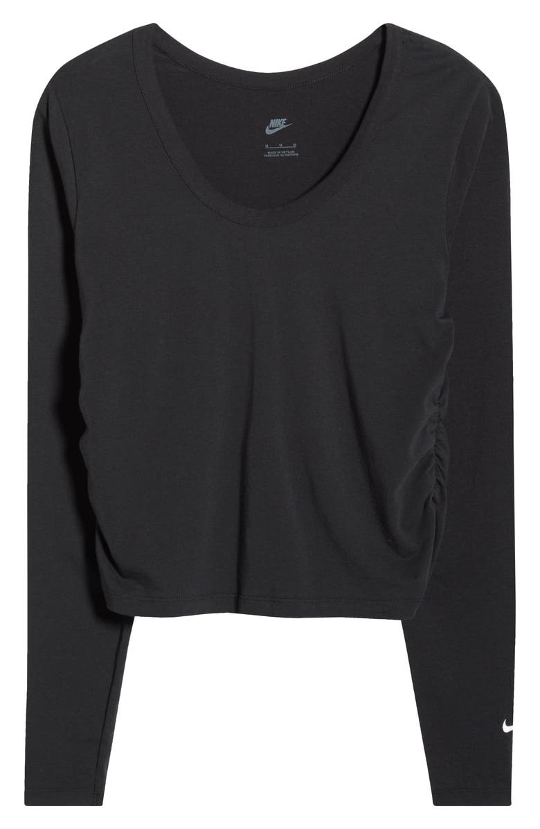 Nike Chill Stretch Cotton Blend T-Shirt, Alternate, color, Black/ Sail
