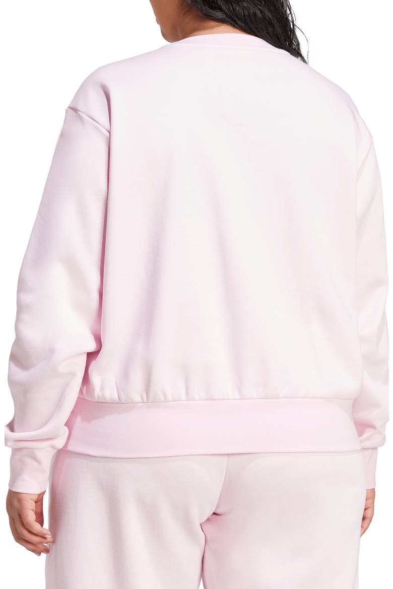 Fleece Hoodie, Alternate, color, CLEAR PINK/ WHITE