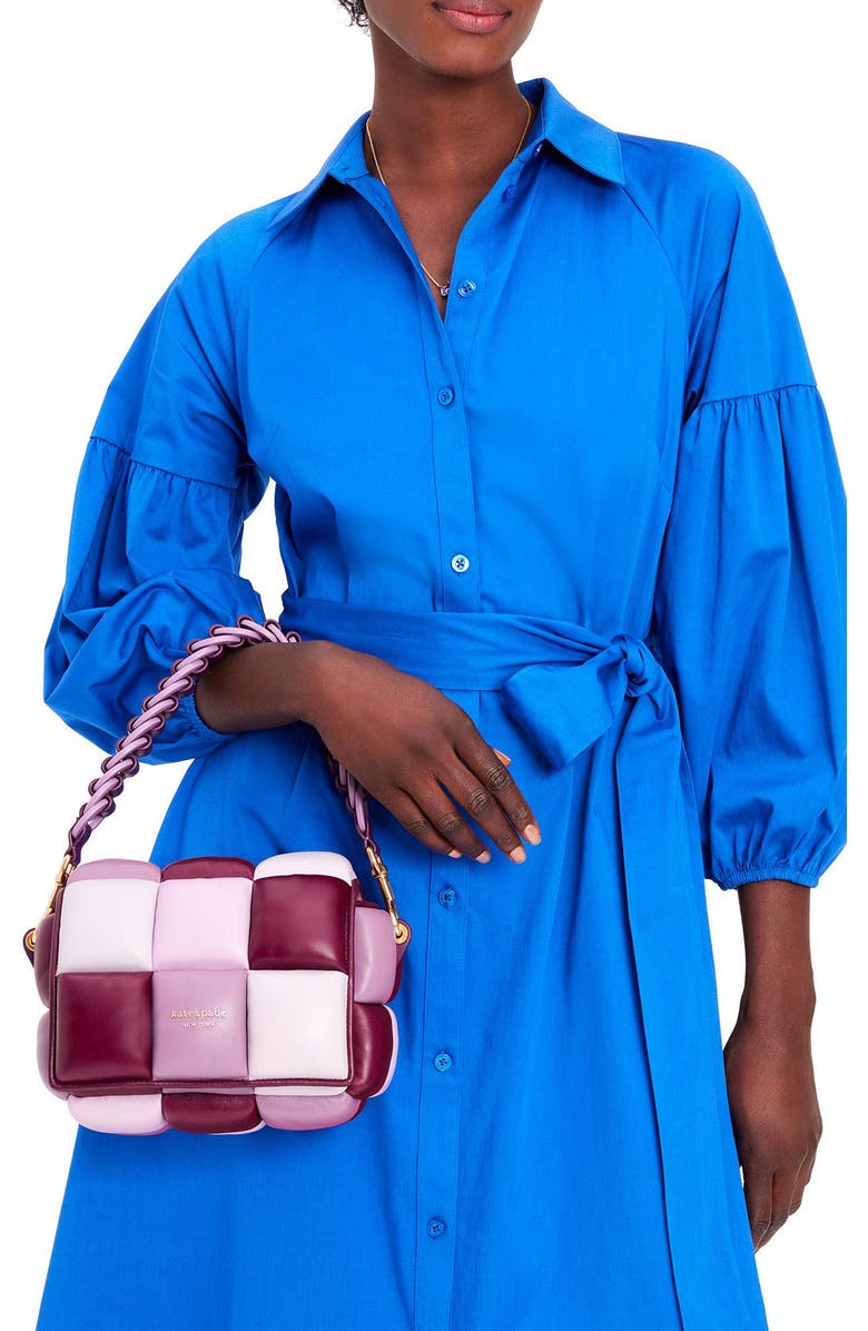 Kate Spade New York boxxy smooth leather large crossbody bag, Alternate, color,