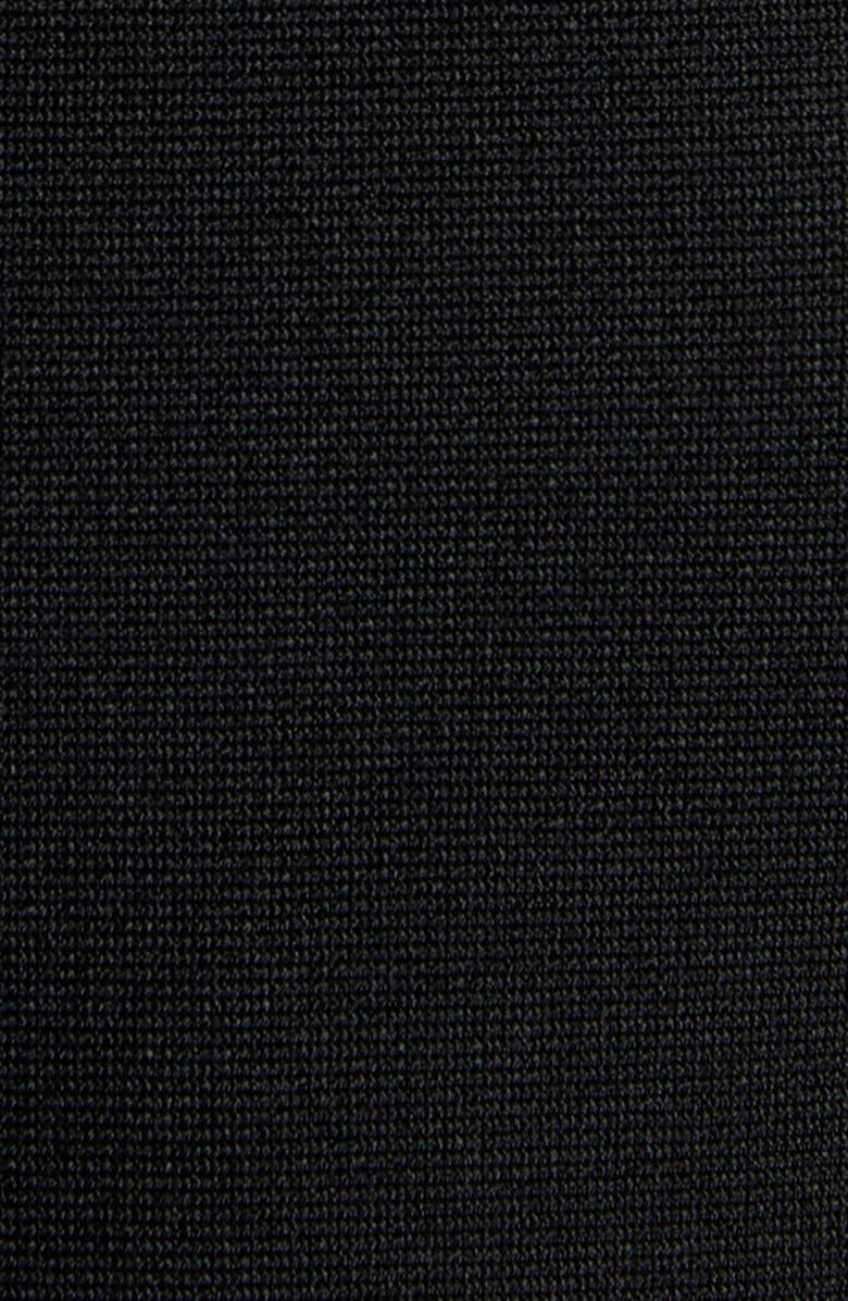 McQueen Lace Panel Sleeveless Peplum Top, Alternate, color, Black