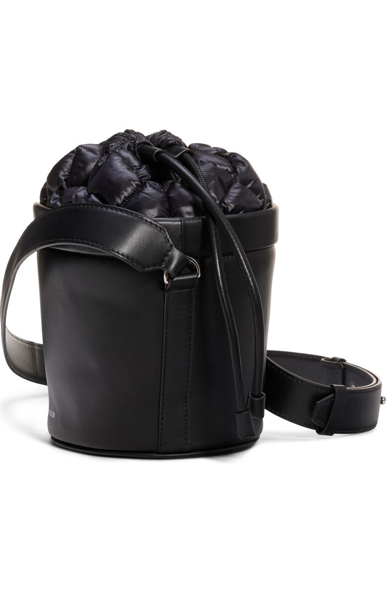 Moncler Seaux Seaux Leather Bucket Bag, Alternate, color,