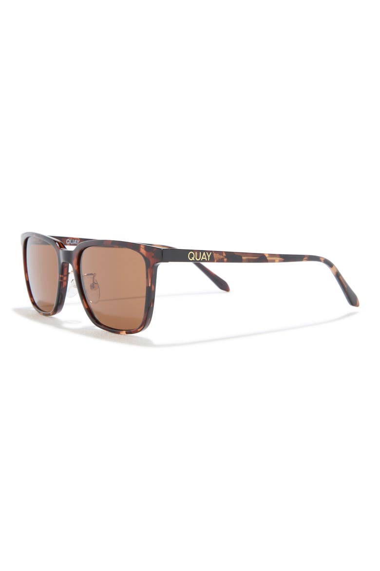 52mm Algorithm Square Sunglasses, Alternate, color, TORTOISE/ BROWN