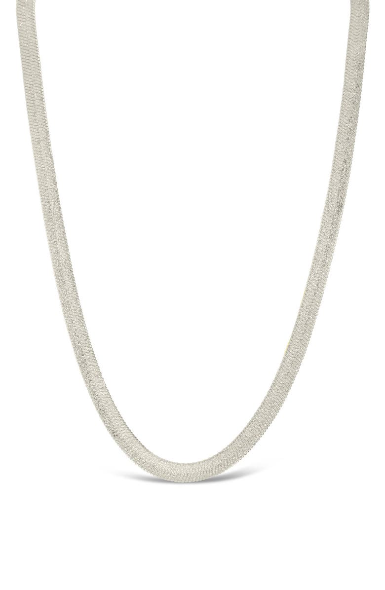 Sterling Forever Bronx Chain Necklace, Alternate, color, Silver