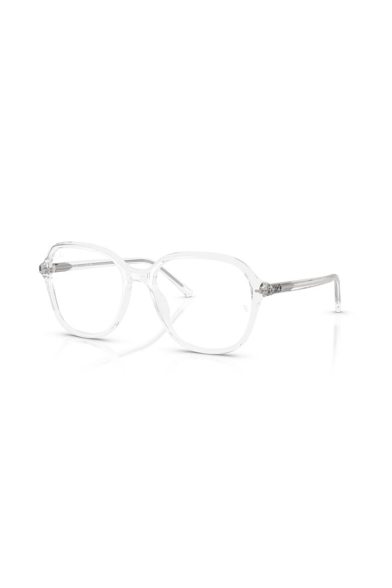 54mm Square optical glasses, Main, color, Transparent