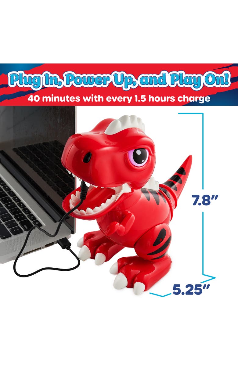 Power Your Fun Robo Pets Dino - Red, Alternate, color, Red
