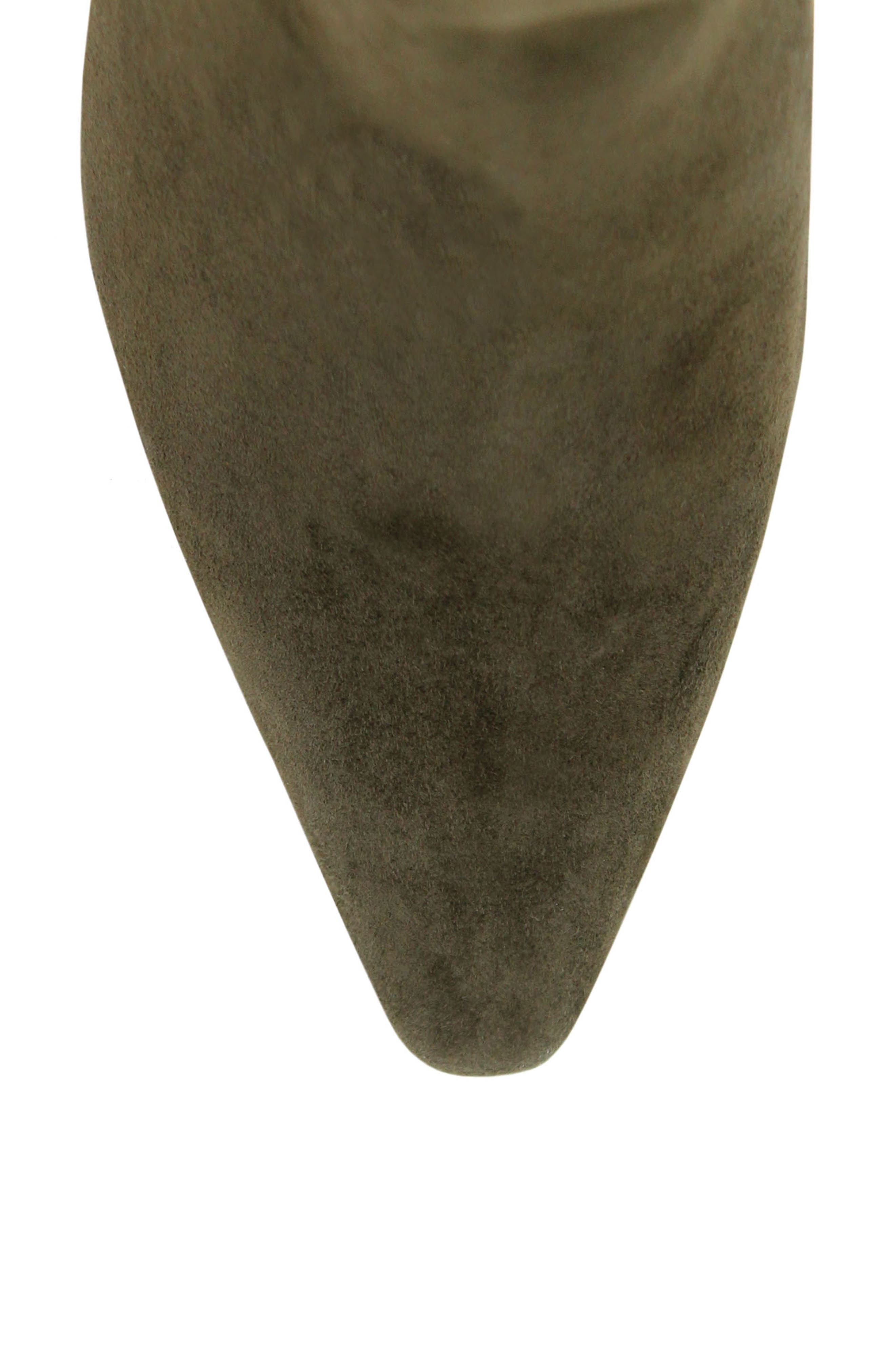 Chisel Pointed Toe Chelsea Boot, Alternate, color, MILITARY GREEN
