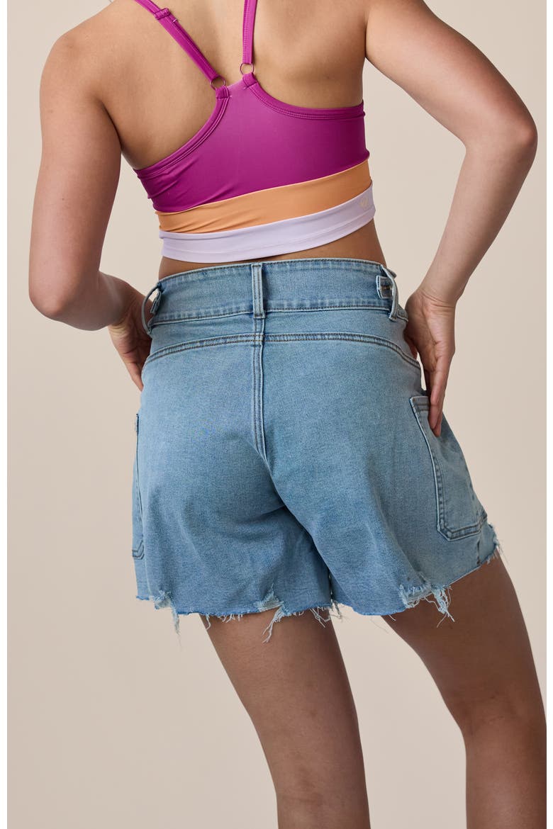 Denim Short, Alternate, color, Denim Wash