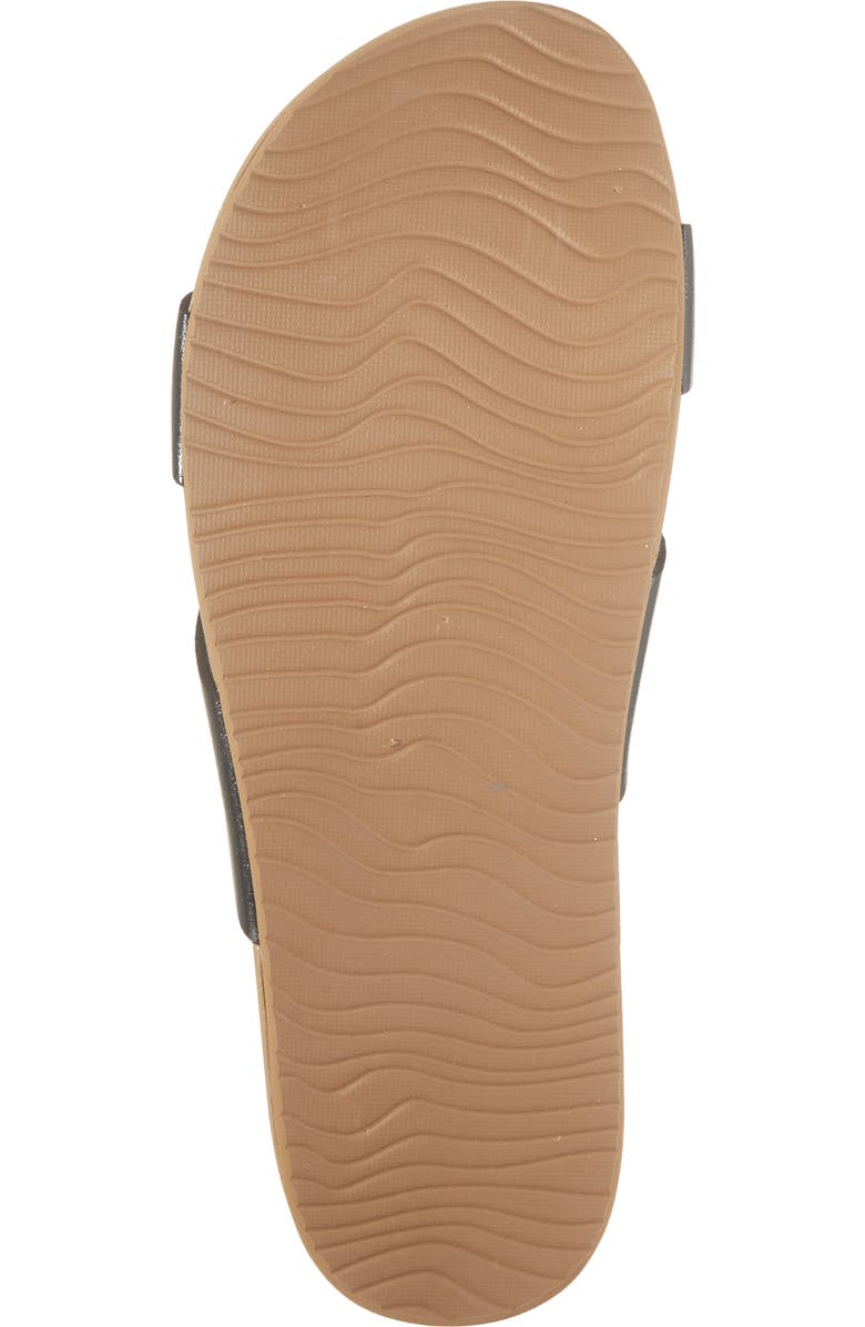 Reef Kaia Slide Sandal, Alternate, color, Black/Tan