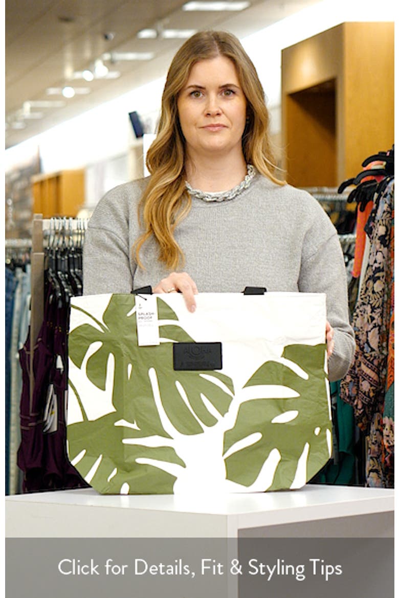 Day Tripper Monstera Water Resistant Tyvek® Tote video