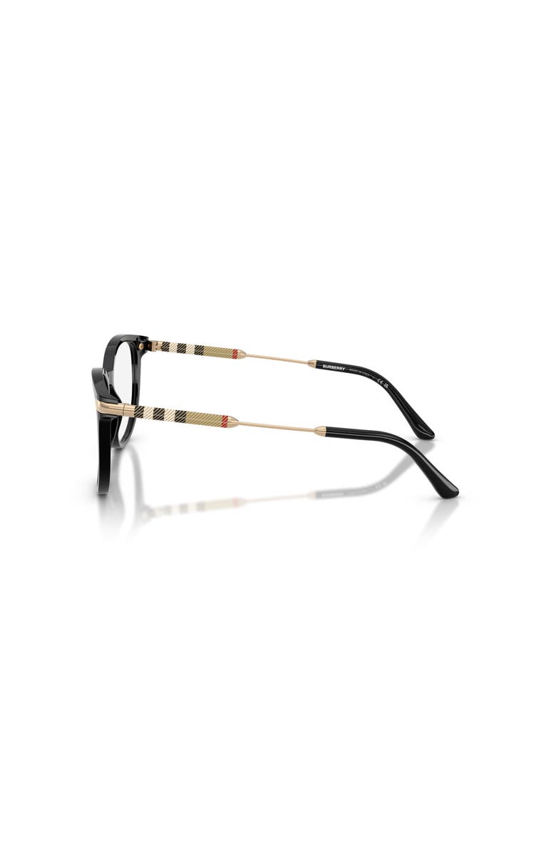 Burberry 51mm Square optical glasses, Alternate, color, Black