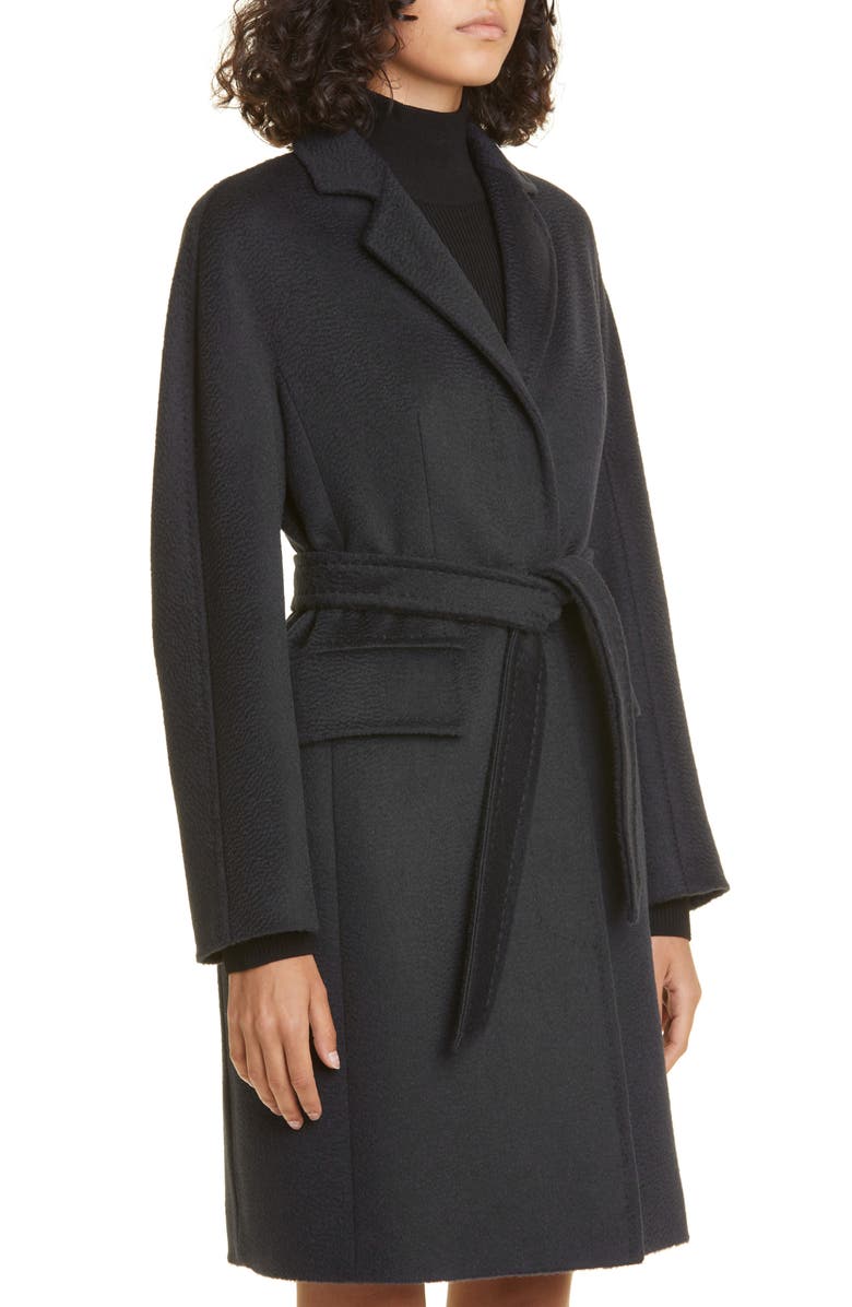Max Mara Bingo Camel Hair Wrap Coat, Alternate, color, 
