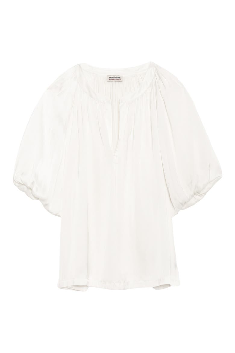 Teko Satin Top, Alternate, color, JUDO