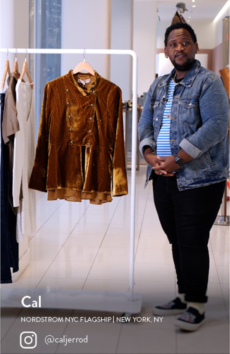 Faye Velvet Jacket, sales video thumbnail