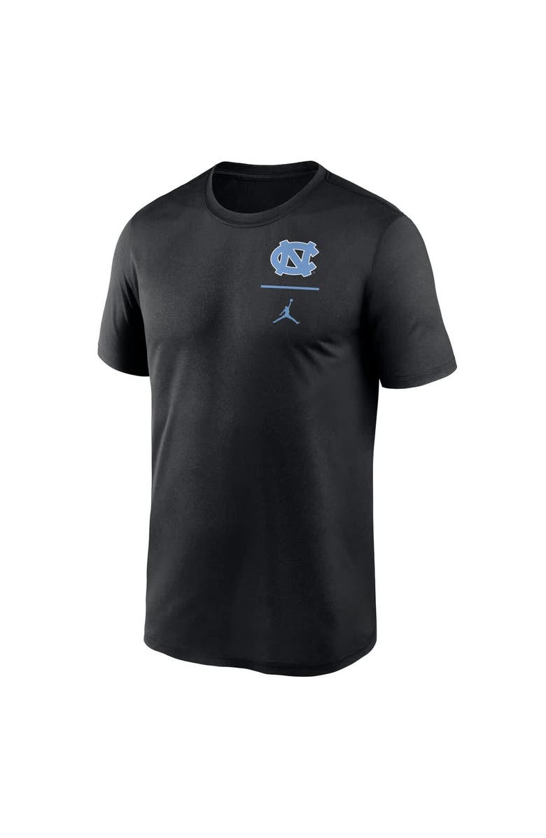 Jordan Brand Men's Jordan Brand Black North Carolina Tar Heels Primary Logo Legend Performance T-Shirt, Alternate, color, Black