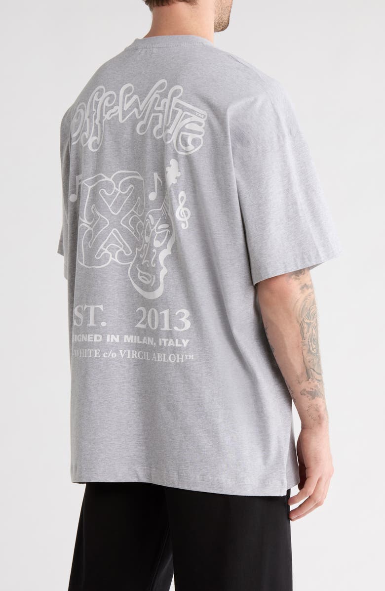 Off-White Slim Fit Logo Cotton Graphic T-Shirt, Alternate, color, 